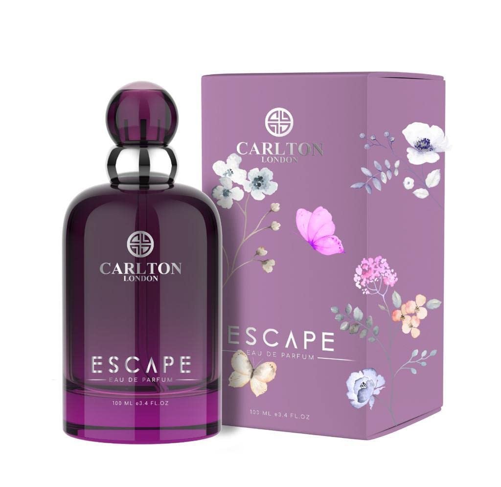 Carlton London Escape Perfume For Women – 100ml | Long Lasting Perfume For Woman With Elegant Floral Notes | Premium Parfum For Woman | Best Gift For Wife, Mom & Girlfriend, Rakhi Gift For Sister