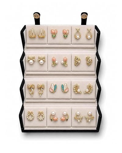 Shining Diva Fashion 12 Pairs Set Earrings for Women Girls with Stylish Organizer Box | Valentine Birthday Rakshabandhan Gifts for Girls Girlfriend Wife Sister