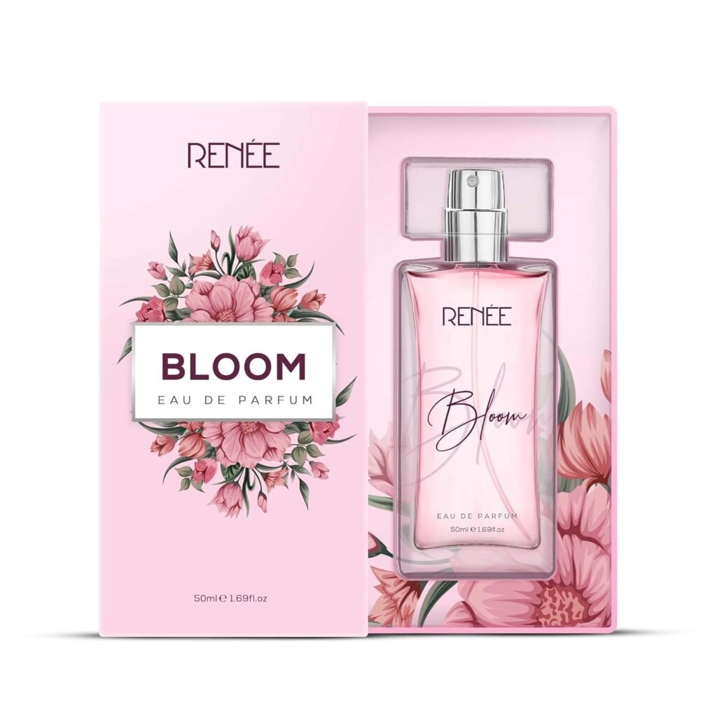 RENEE Bloom Eau De Parfum 50Ml | Premium Long Lasting Luxury Perfume Liquid | Notes Of Almond, Unisex Adult, Scent For All Occasions
