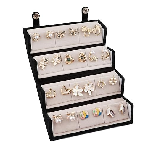 Pretty Pairings 12 Pairs Earrings Set for Women with Jewellery Box | Stylish Stud, Pearl, Drop & Designer Earrings | Premium Gift Set for Girls | Birthday, Anniversary, Engagement